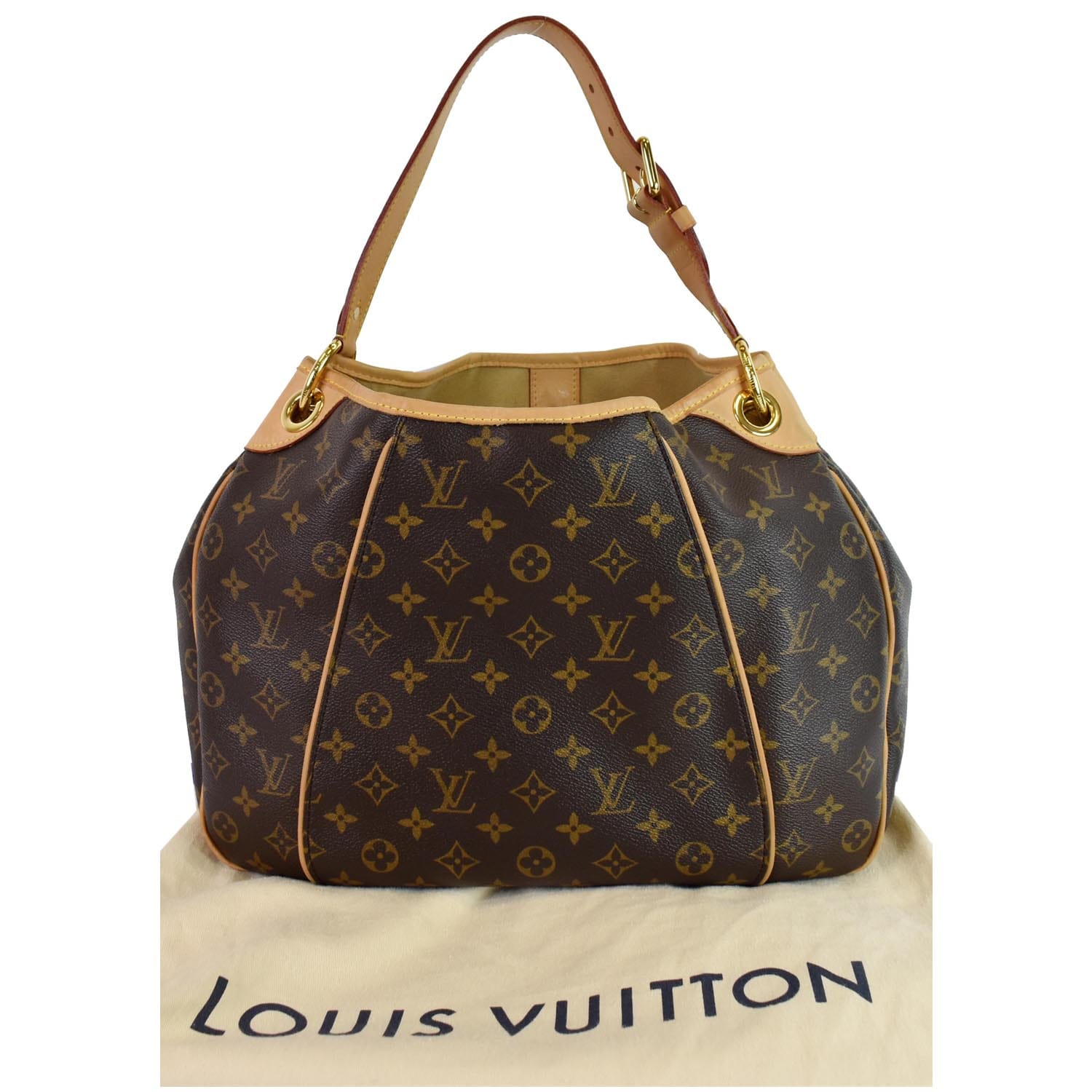 Louis Galliera Pm Shoulder Bag Canvas Monogram Brown 5