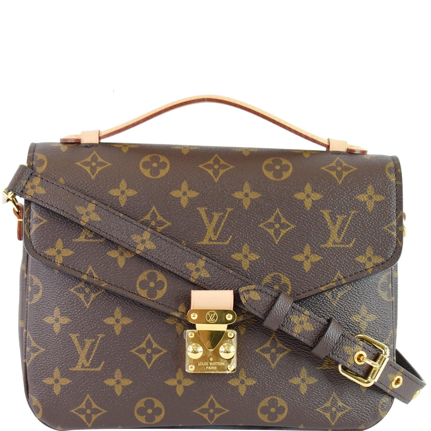 Louis Metis Pochette Crossbody Bag Canvas Monogram Brown 10