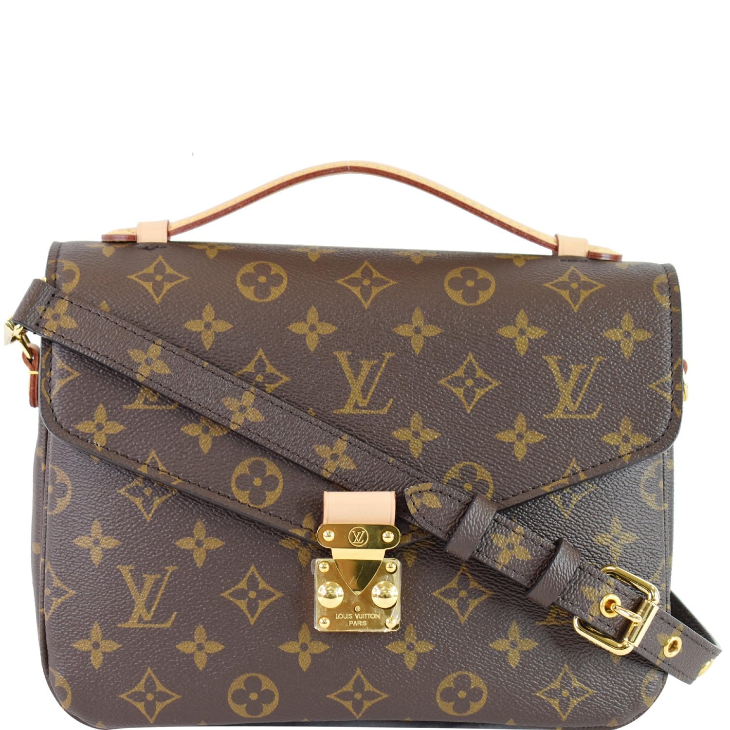 Louis Metis Pochette Crossbody Bag Canvas Monogram Brown 10