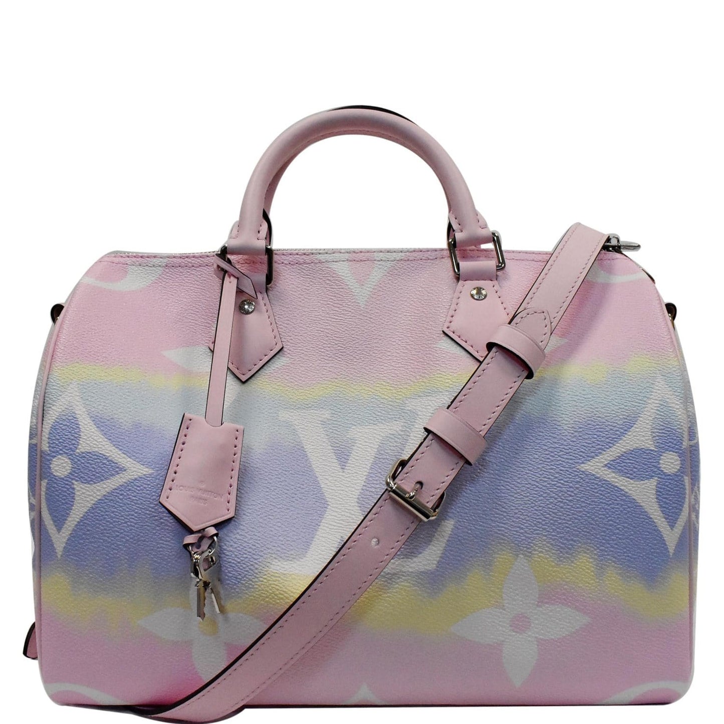 Louis Escale Speedy Bandouliere Shoulder Bag Pastel Canvas Monogram