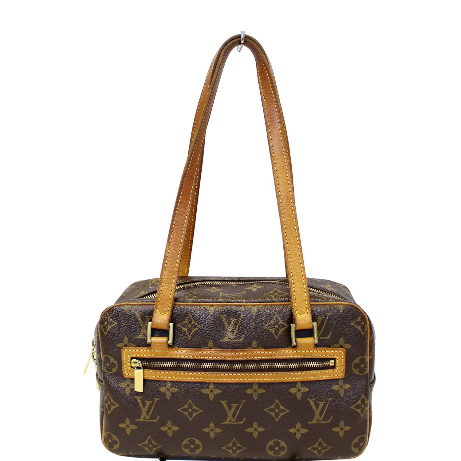 Louis Cite Mm Shoulder Bag Canvas Monogram