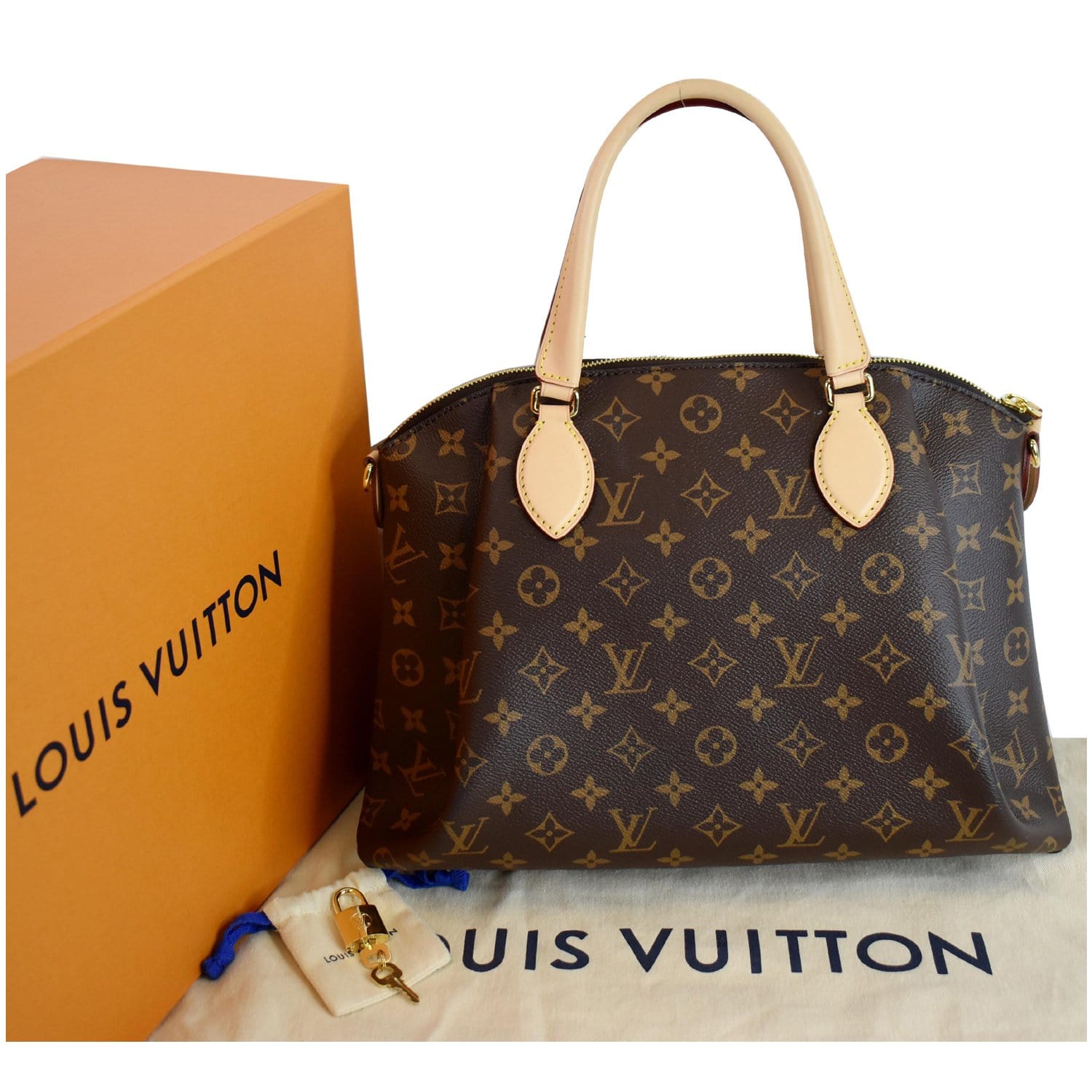 Louis Rivoli Pm Shoulder Bag Canvas Monogram Brown 2