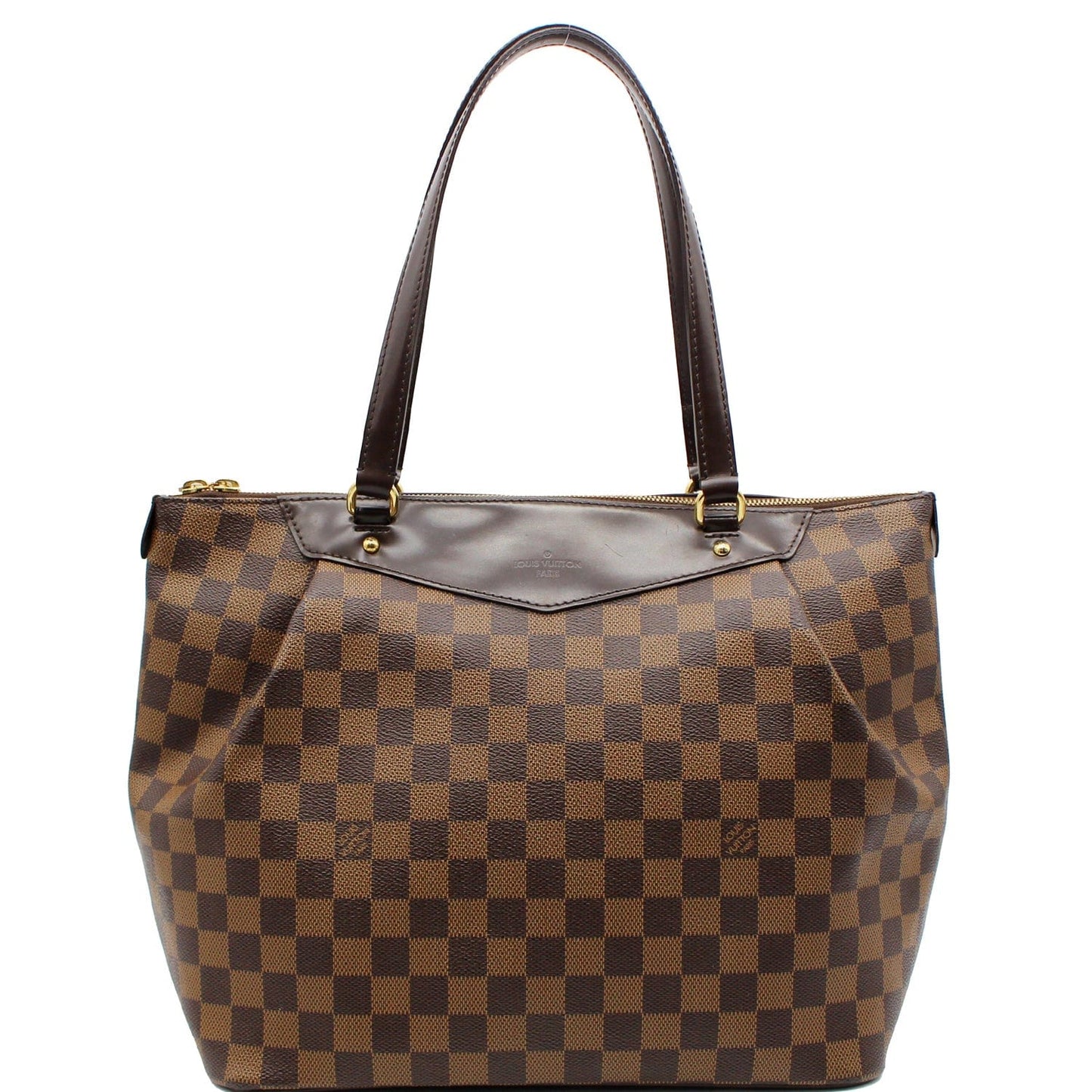 Louis Westminster Gm Damier Ebene Tote Shoulder Brown Shoulder Bag