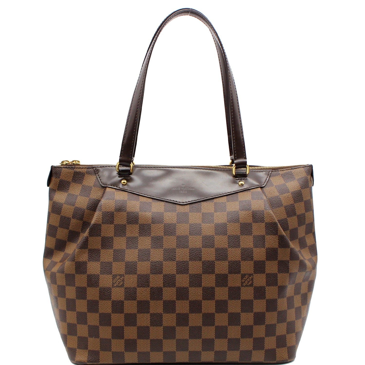 Louis Westminster Gm Damier Ebene Tote Shoulder Brown Shoulder Bag