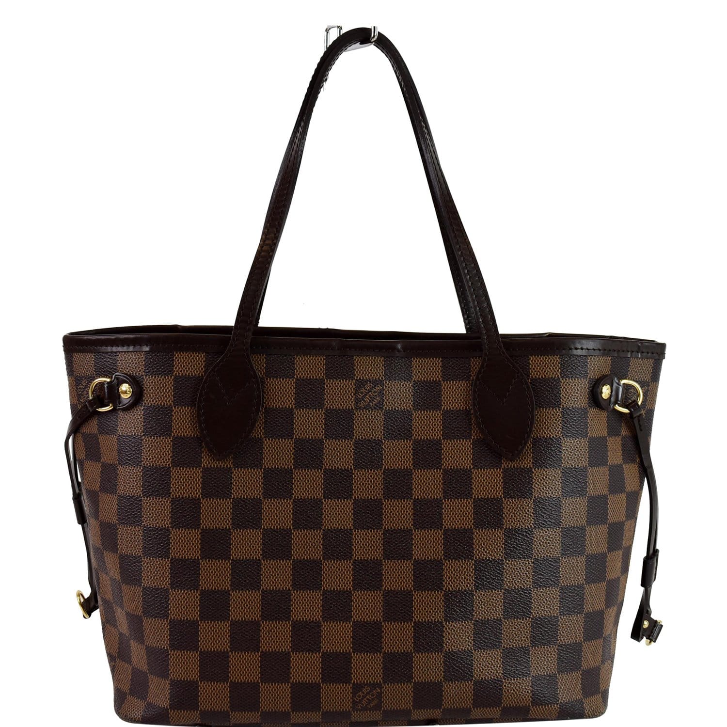 Louis Neverfull Pm Damier Ebene Shoulder Bag Brown