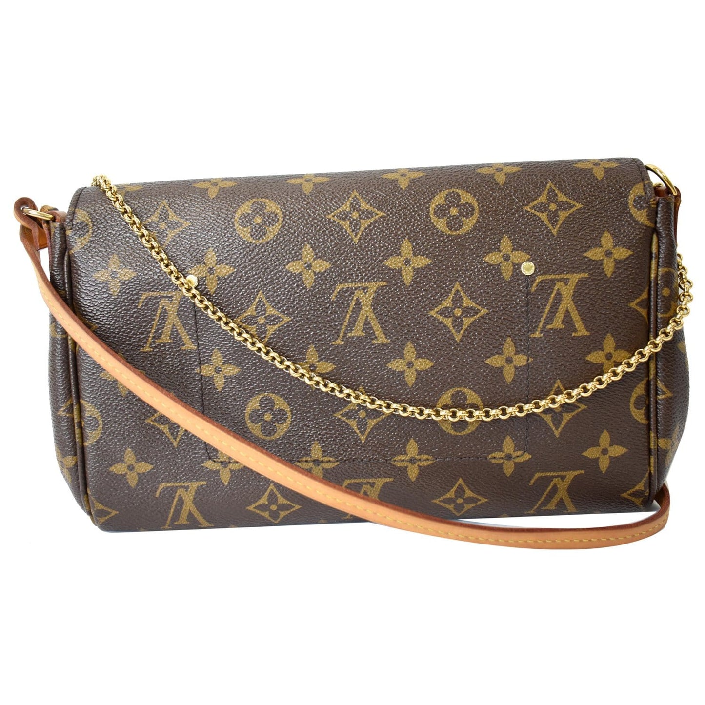 Louis Favorite Mm Crossbody Bag Canvas Monogram Brown 5