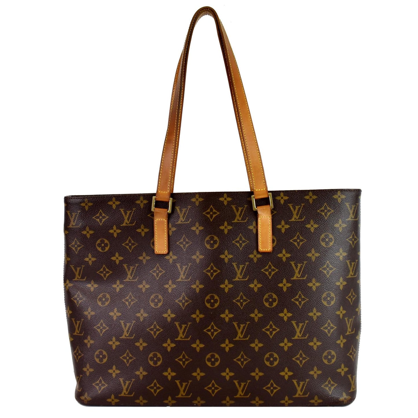 Louis Luco Tote Bag Canvas Monogram Brown 1