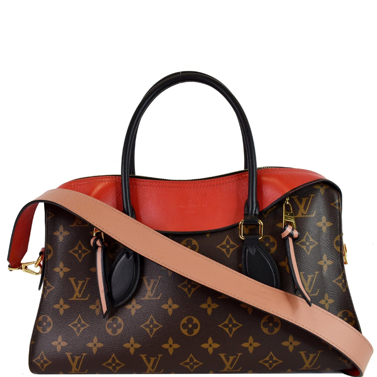Louis Tuileries Tote Shoulder Bag Canvas Monogram Brown 4
