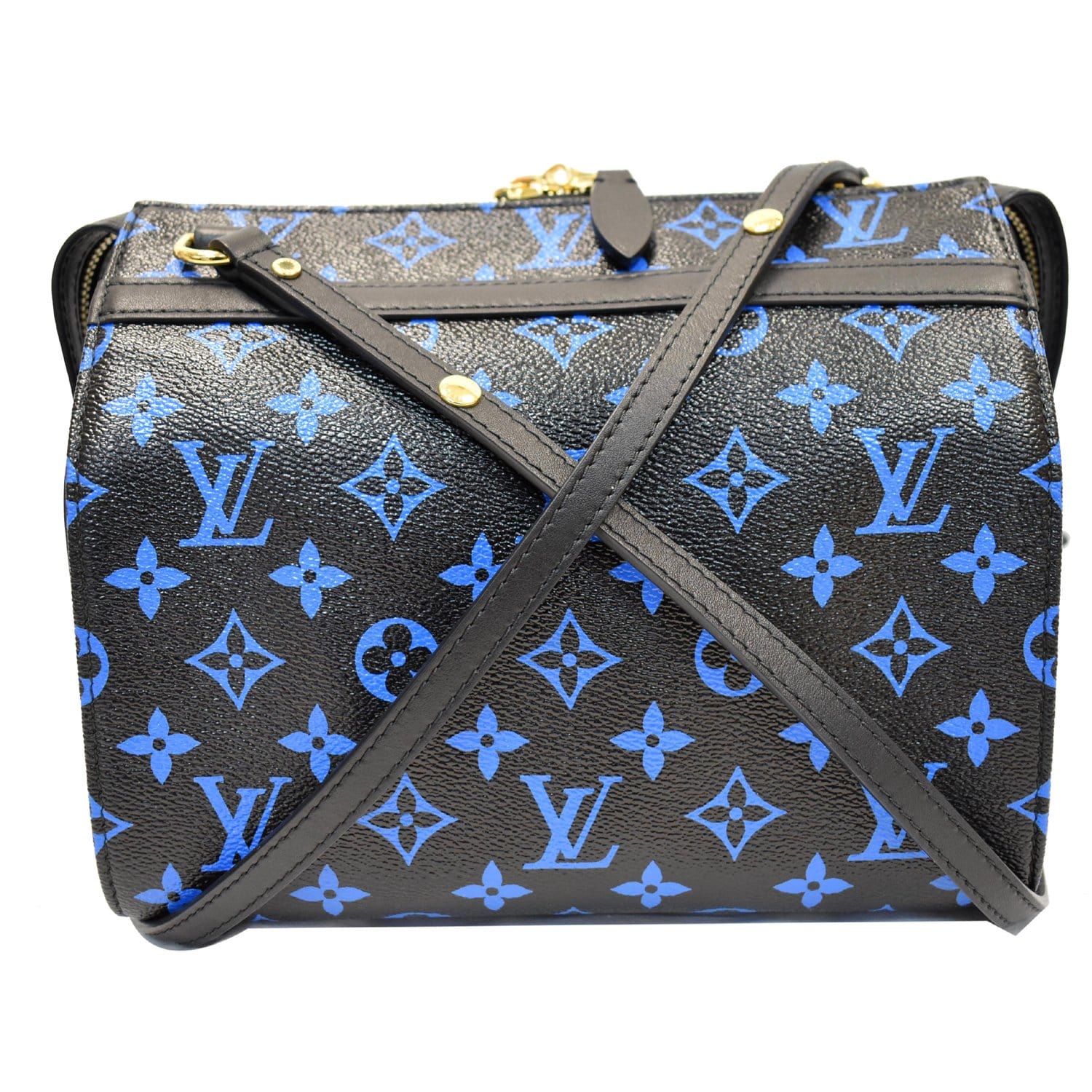 Louis Speedy Amazon Pm Shoulder Bag Noir Canvas Monogram