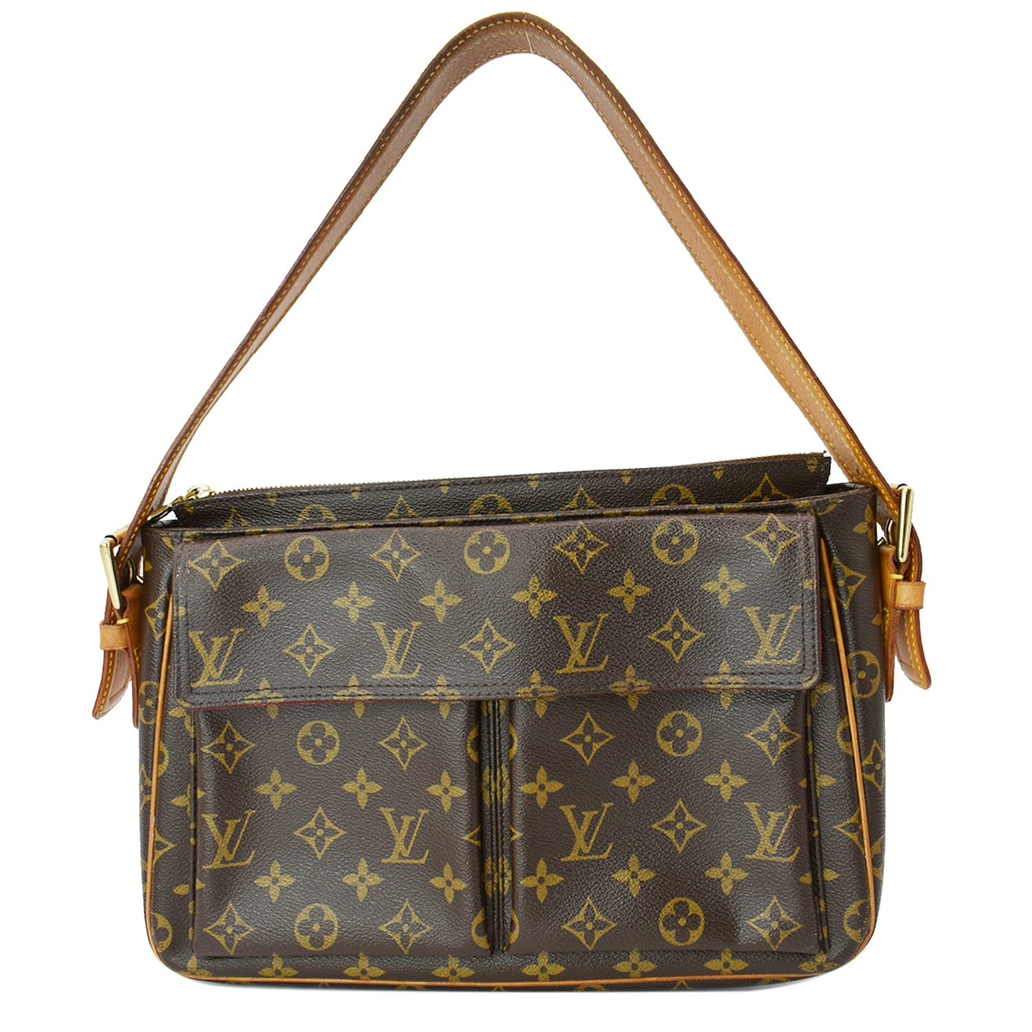 Louis Viva Cite Gm Shoulder Bag Canvas Monogram
