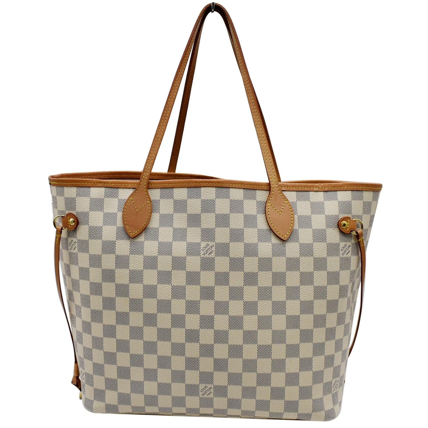 Louis Neverfull Mm Damier Azur Tote Bag