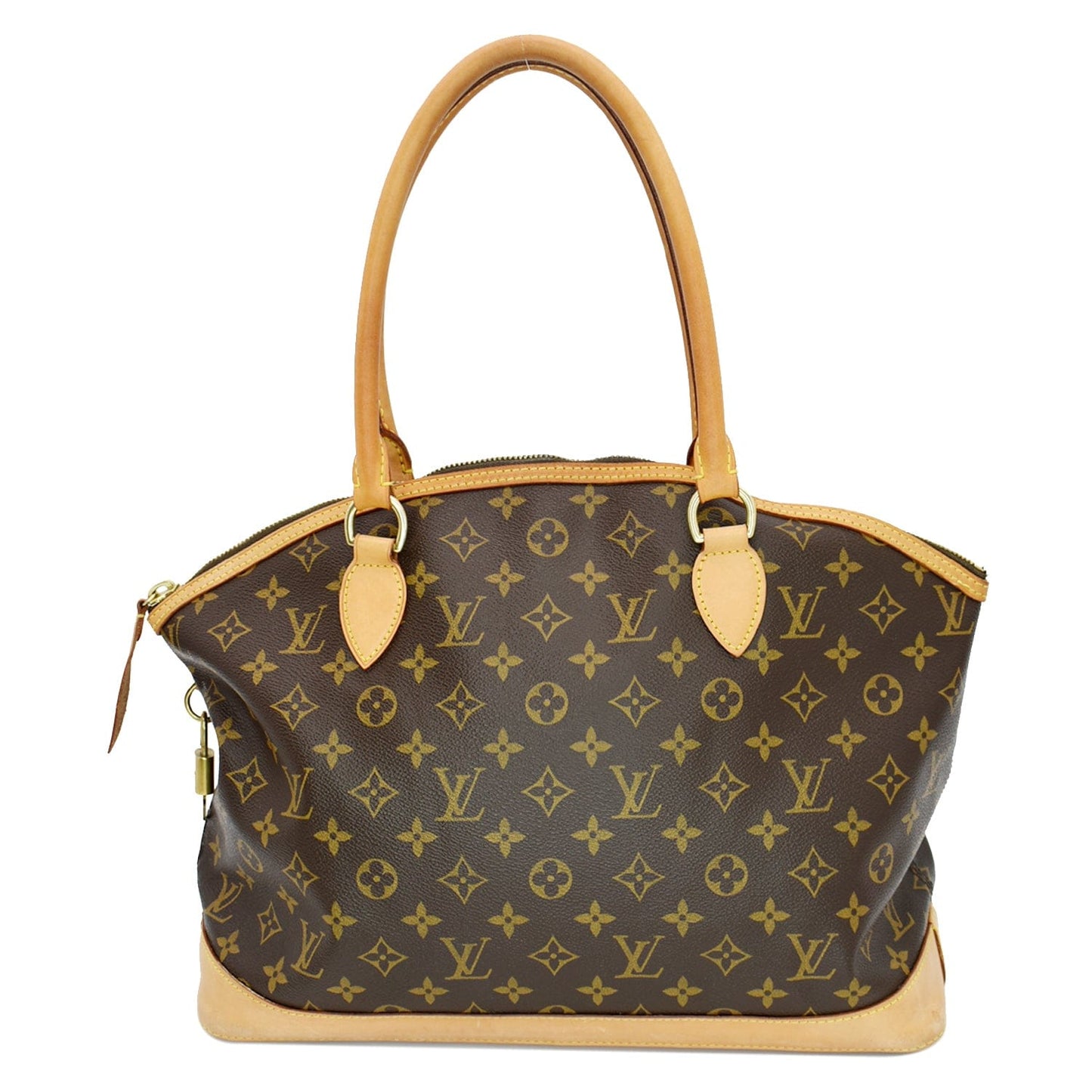 Louis Lockit Horizontal Tote Bag Canvas Monogram