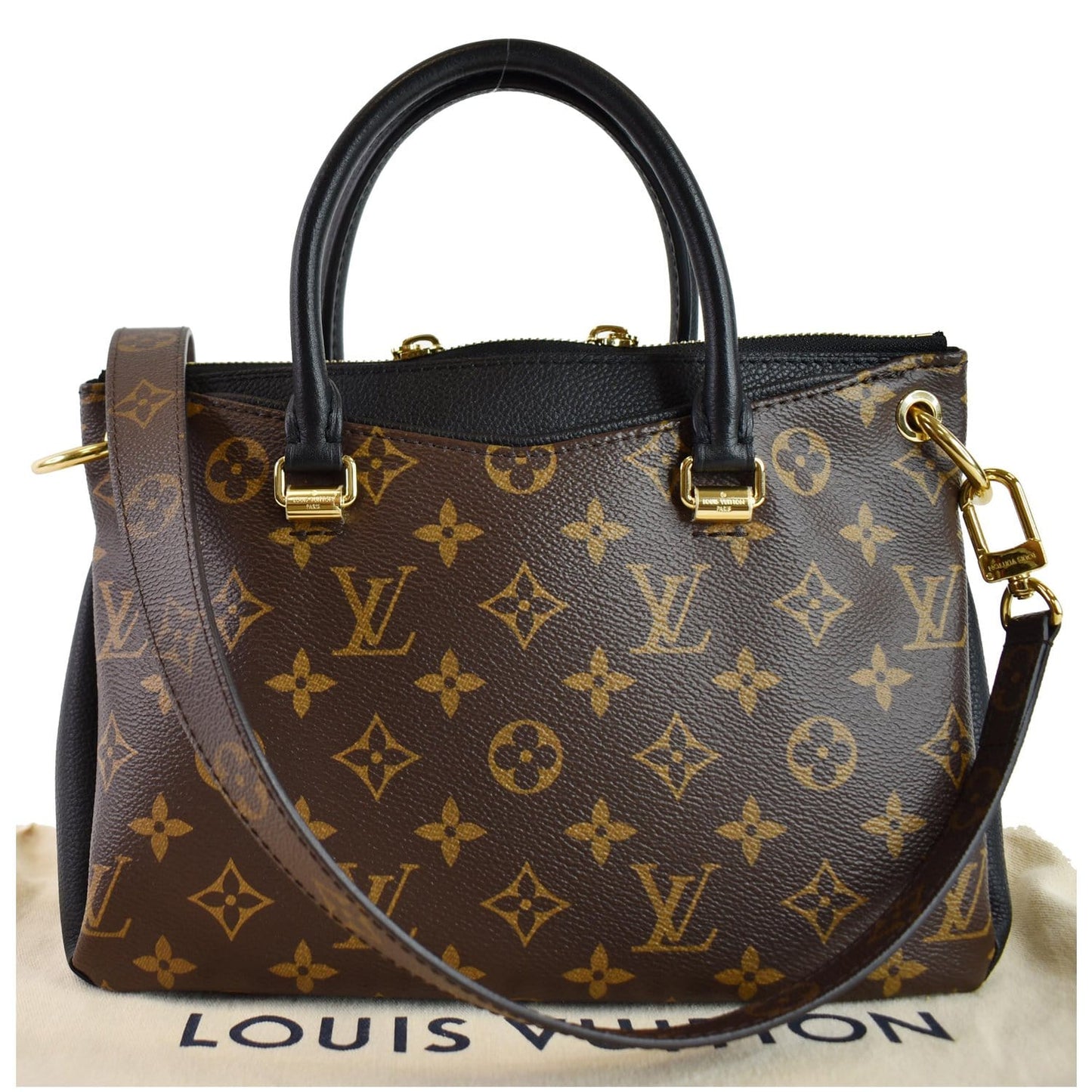 Louis Pallas Bb Shoulder Crossbody Bag Canvas Monogram