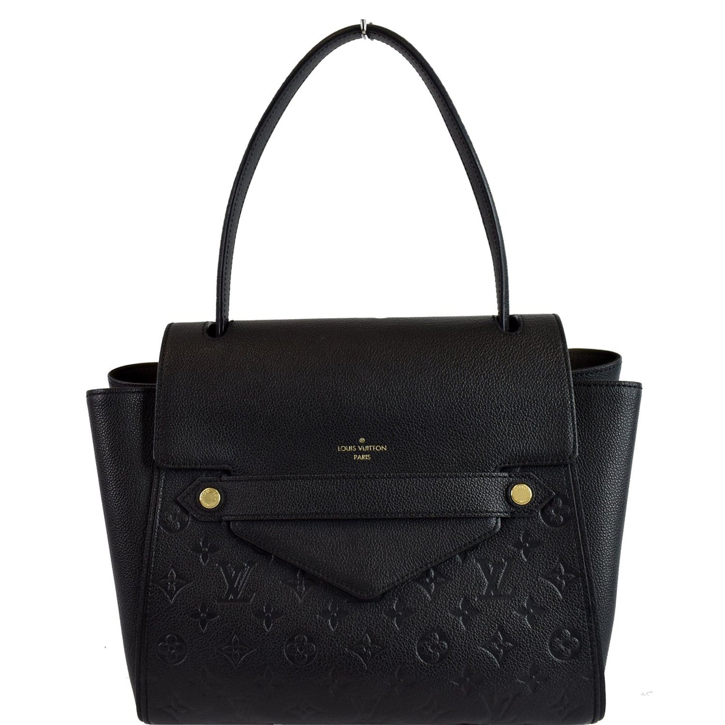 Louis Trocadero Empreinte Shoulder Bag Leather Monogram Bag Black