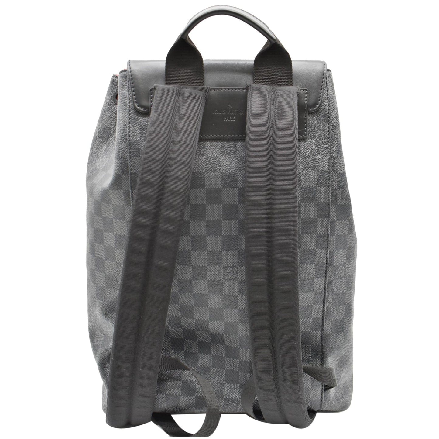 Louis Utility Damier Graphite Backpack Bag Black