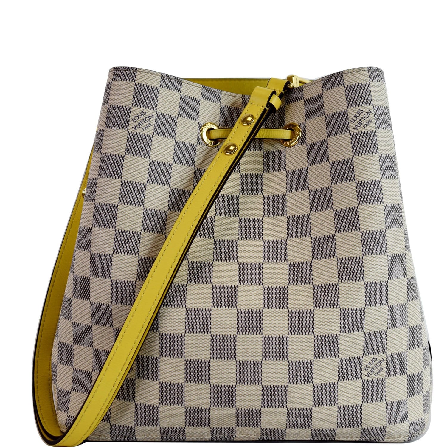 Louis Neonoe Mm Damier Azur Crossbody Bag
