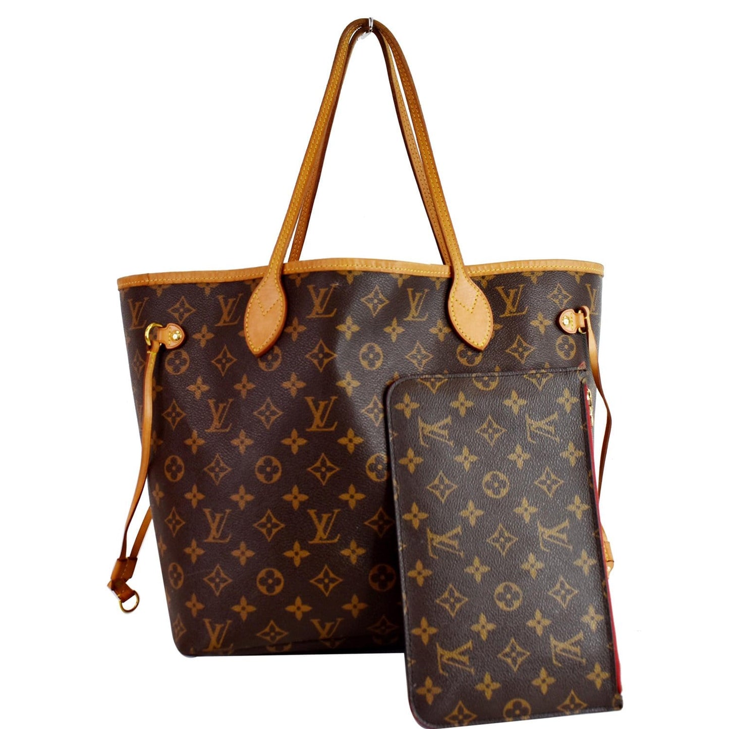 Louis Neverfull Tote Shoulder Bag Canvas Monogram