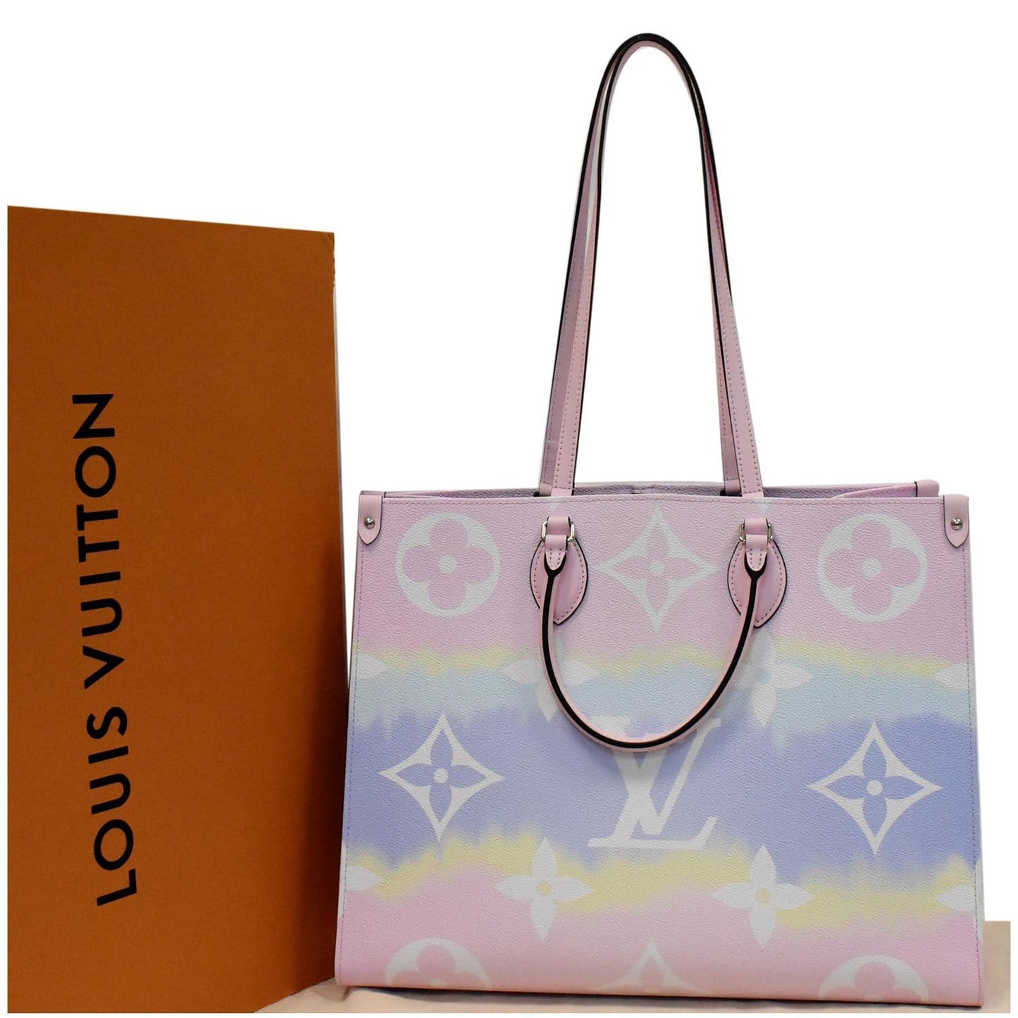 Louis Escale Onthego Gm Shoulder Bag Pastel Monogram