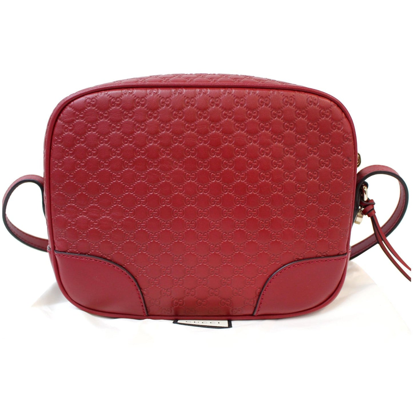 Gucci Bree Micro ssima Crossbody Bag Leather Red