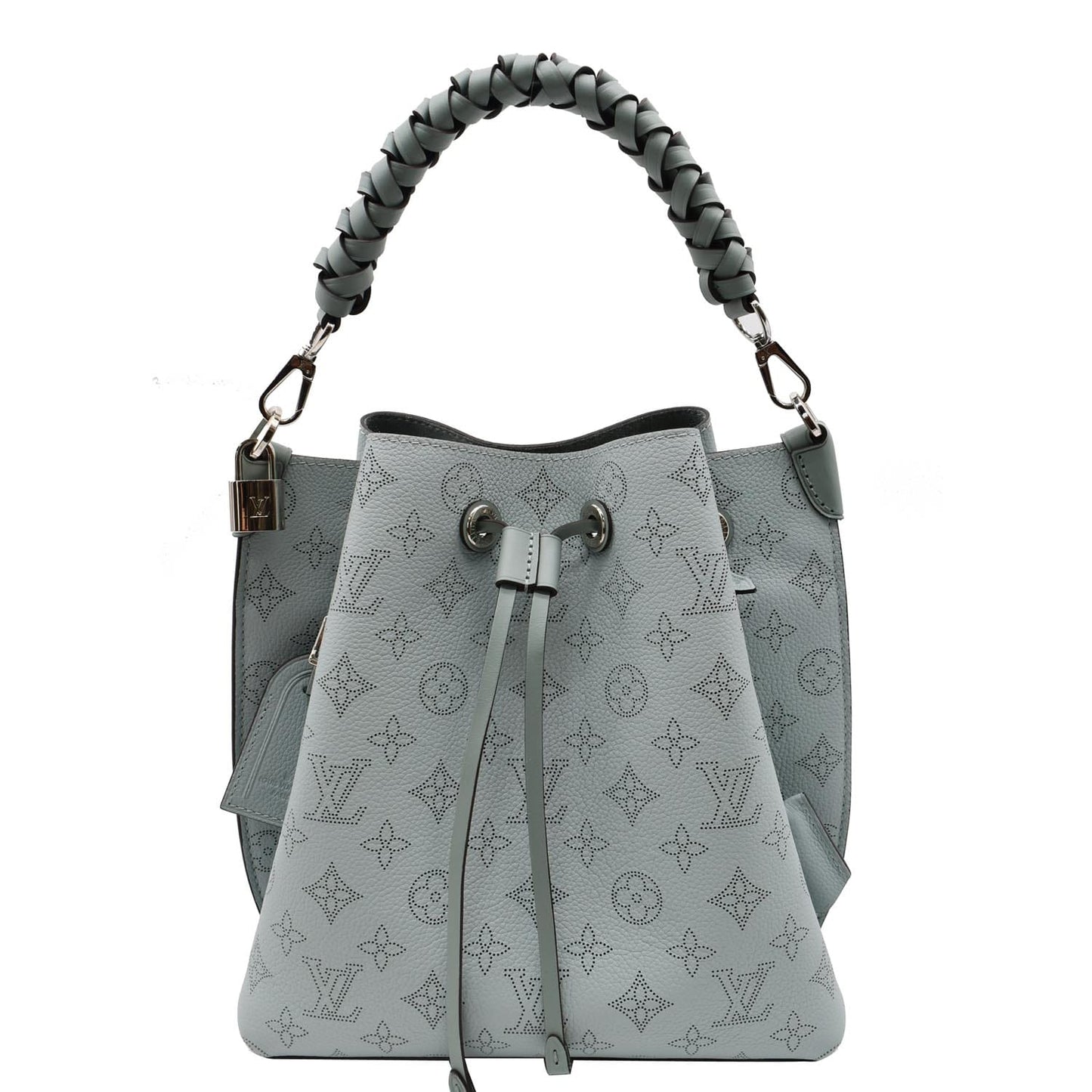 Louis Muria Mahina Perforated Crossbody Bag Vert Leather