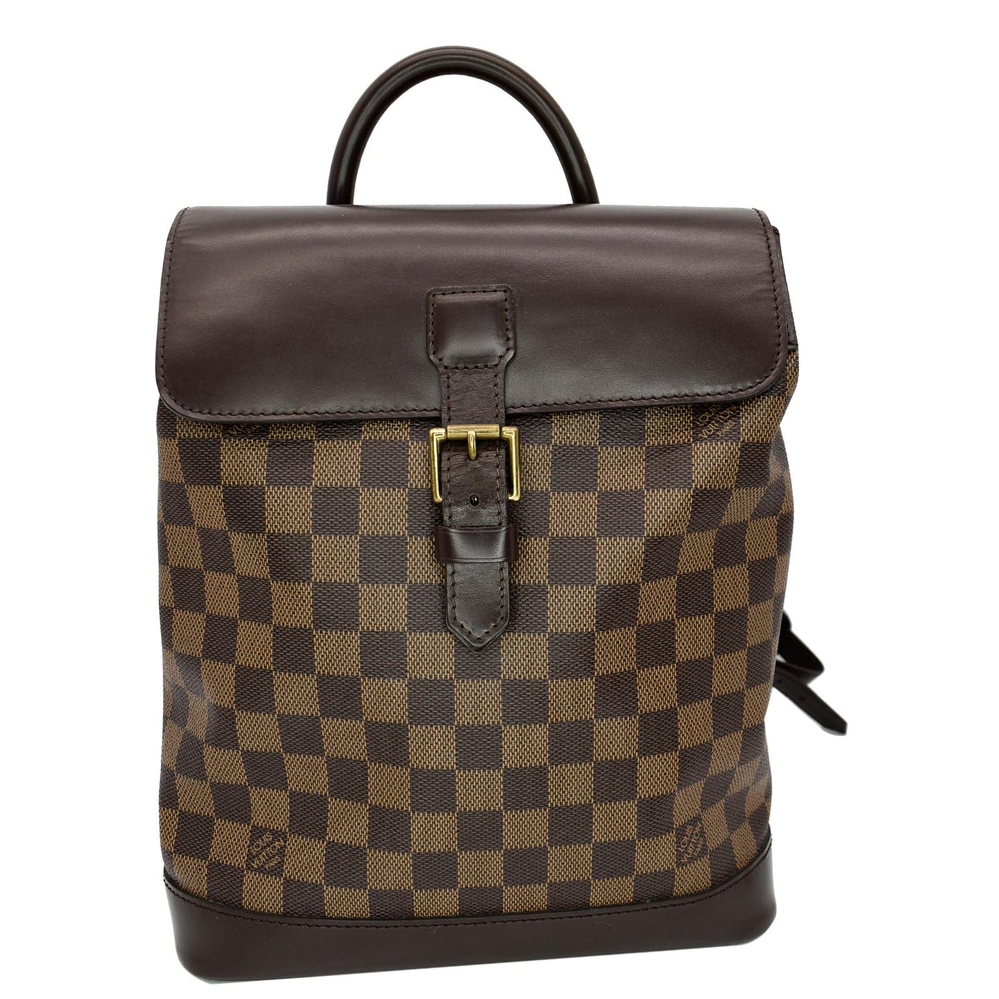 Louis Soho Damier Ebene Backpack Bag Brown