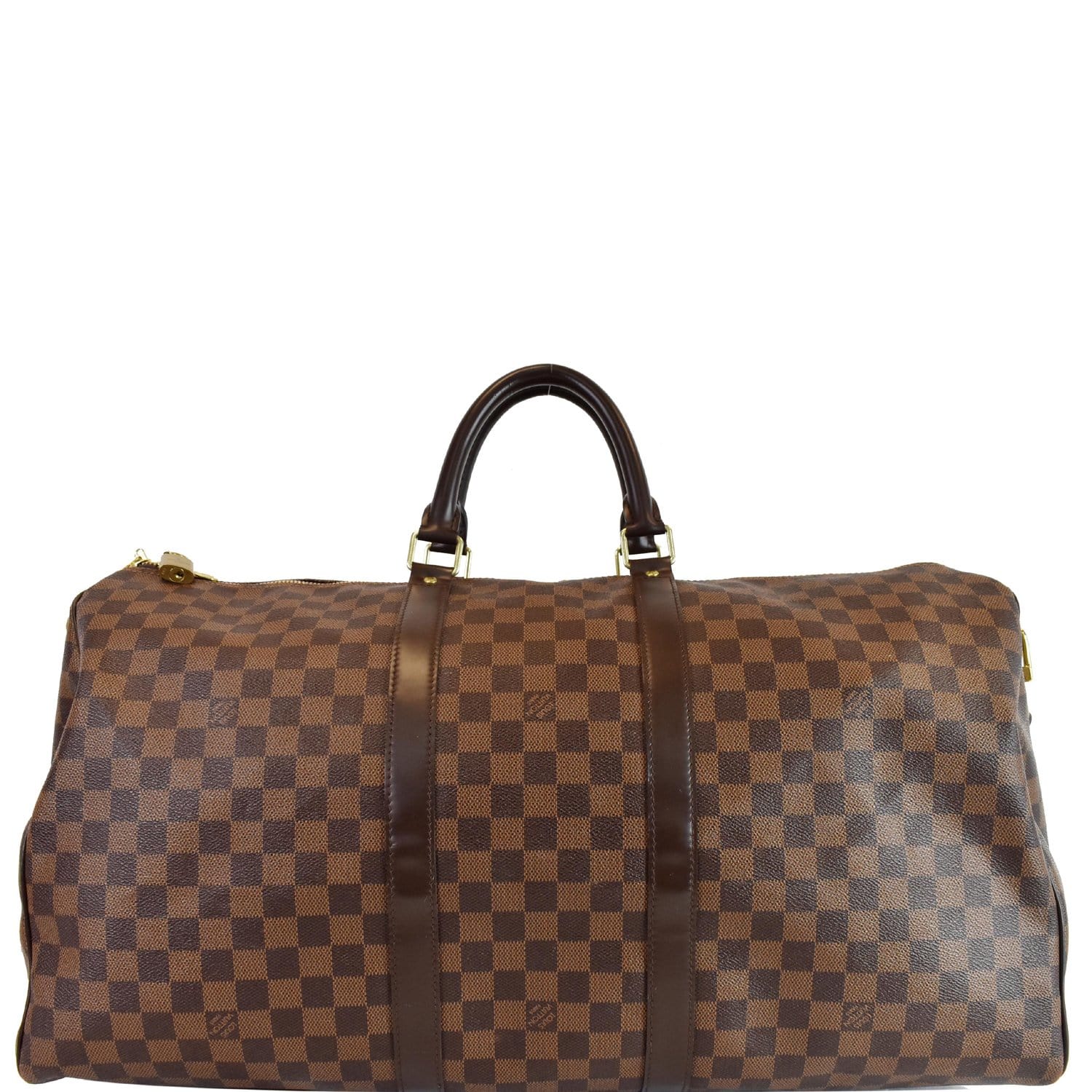 Louis Keepall Bandouliere Damier Ebene Travel Bag Brown Shoulder Bag