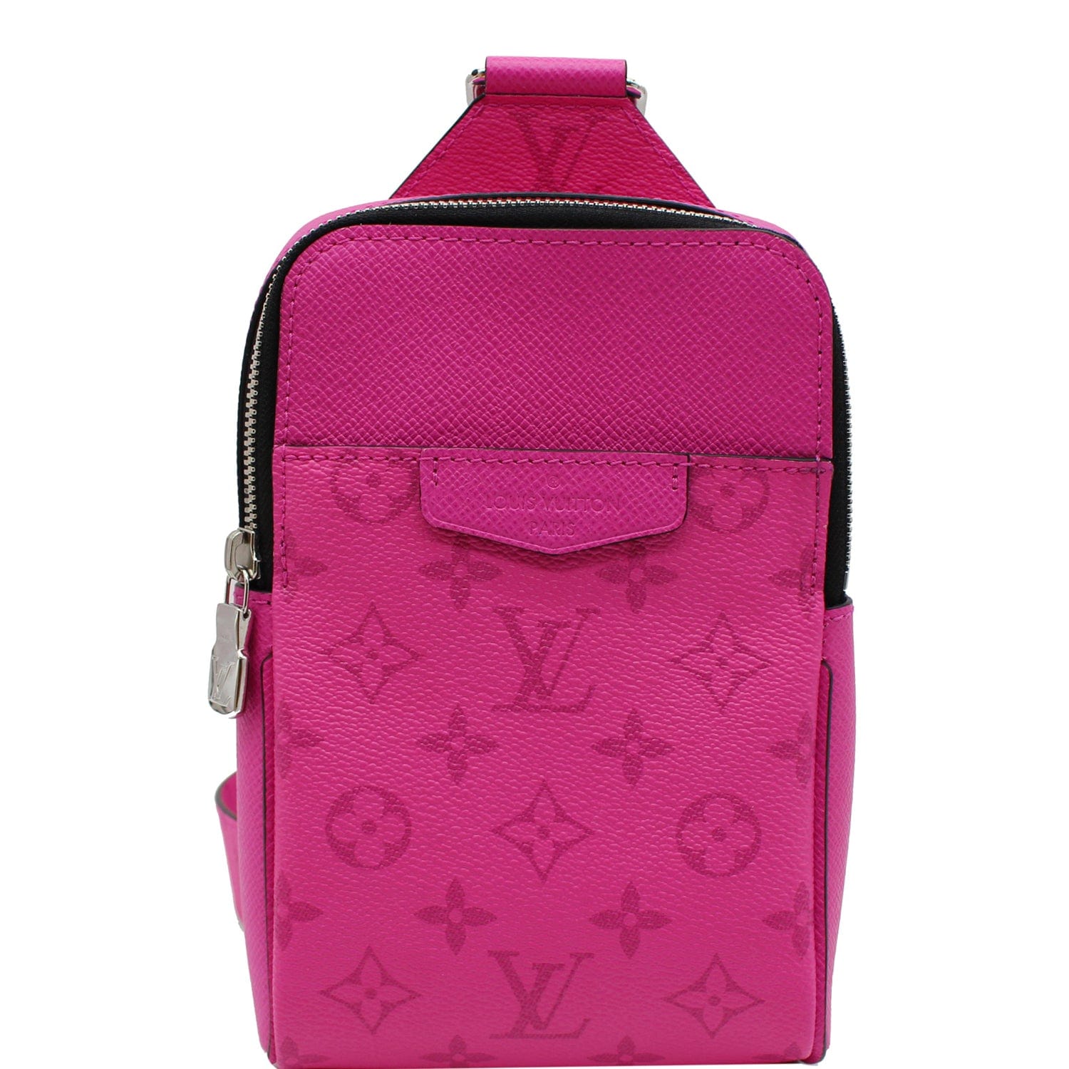 Louis Outdoor Sling Taigarama Crossbody Bag Fuchsia