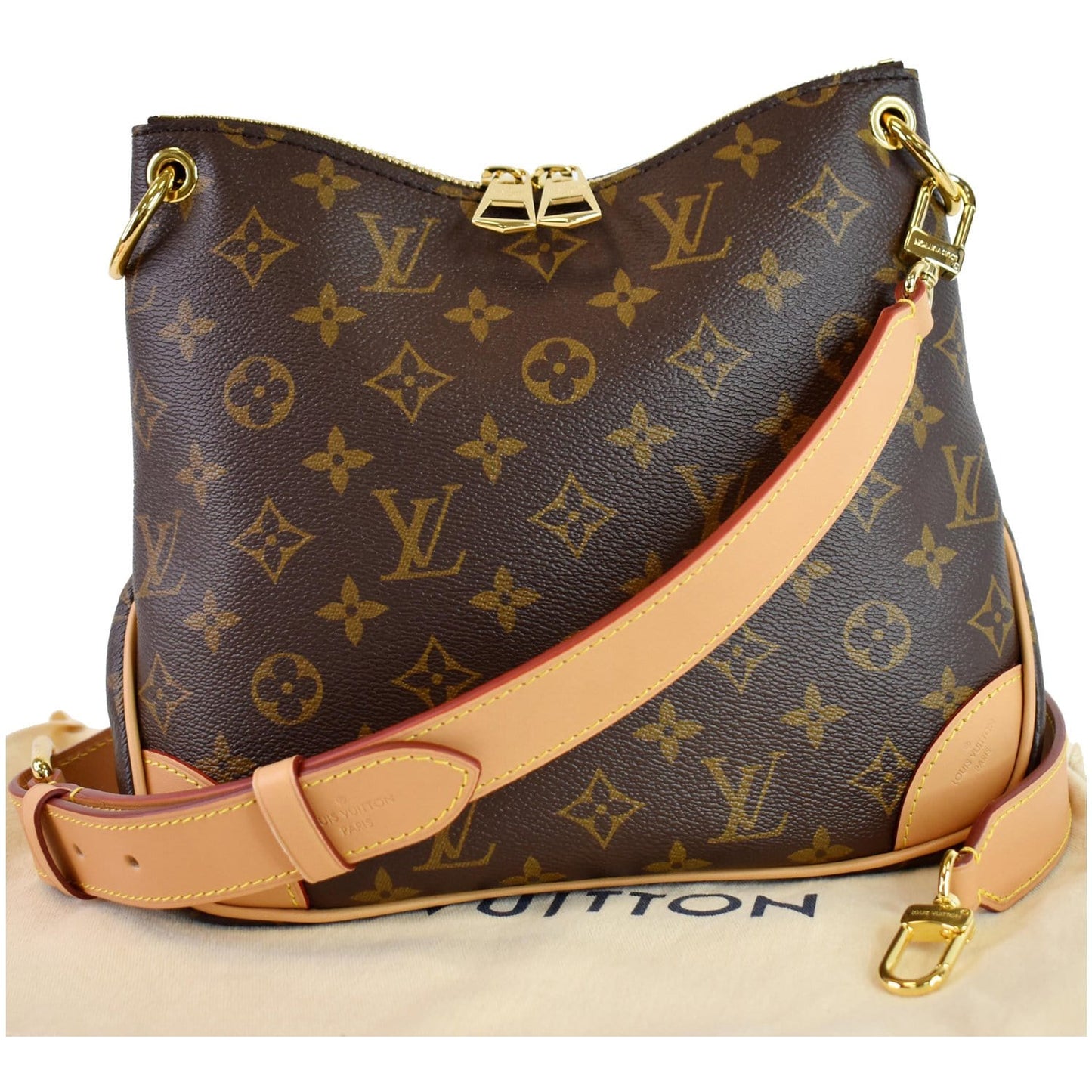 Louis Odeon Pm Nm Shoulder Bag Natural Canvas Monogram Bag Natural