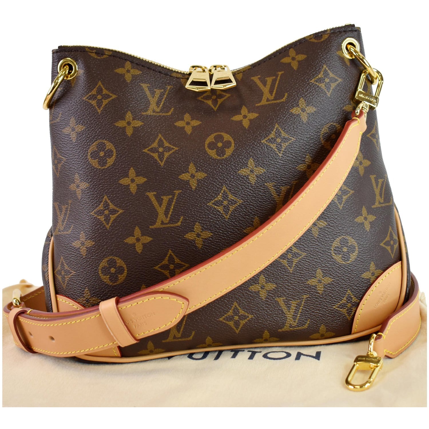 Louis Odeon Pm Nm Shoulder Bag Natural Canvas Monogram Bag Natural