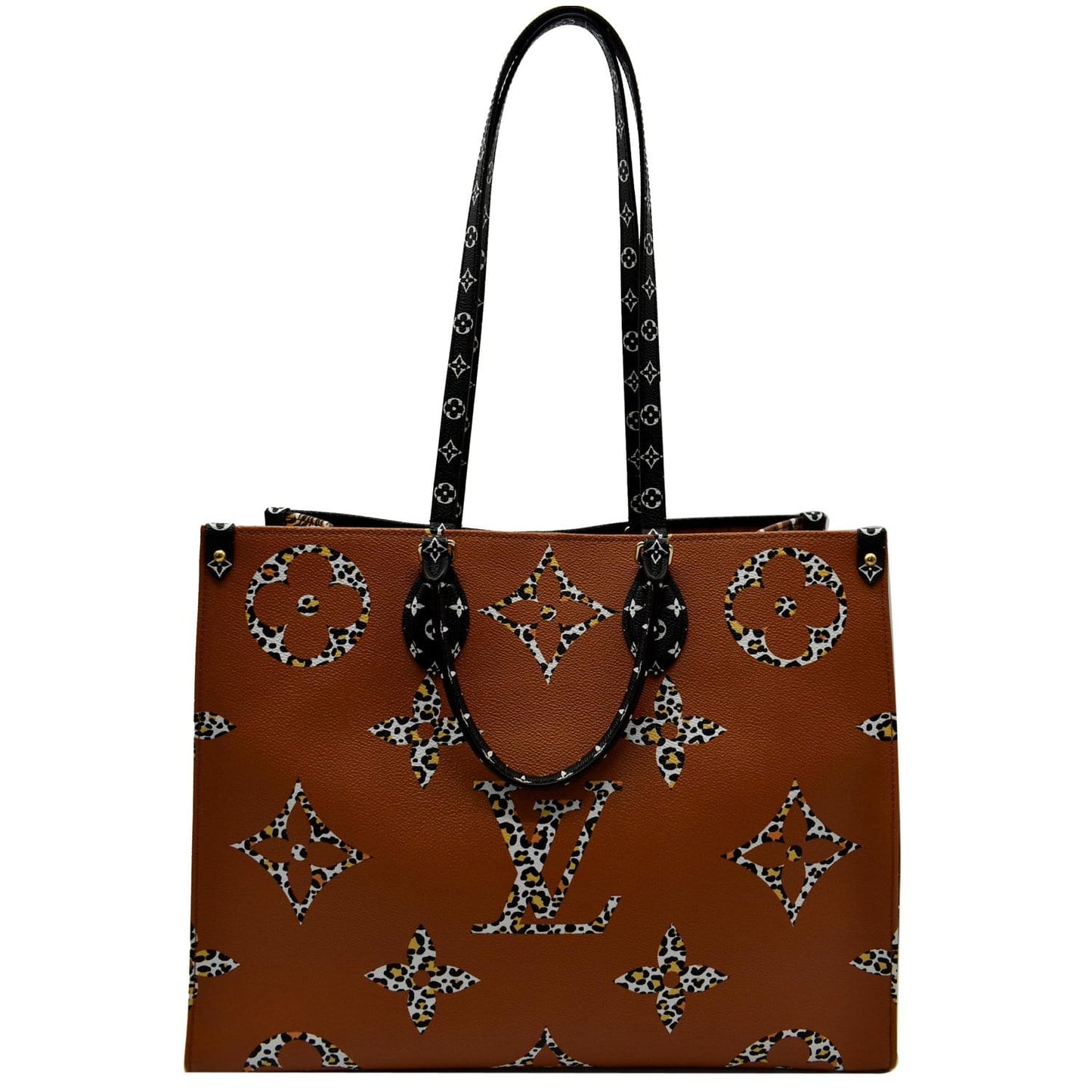 Louis Onthego Jungle Gm Giant Tote Shoulder Canvas Monogram Shoulder Bag