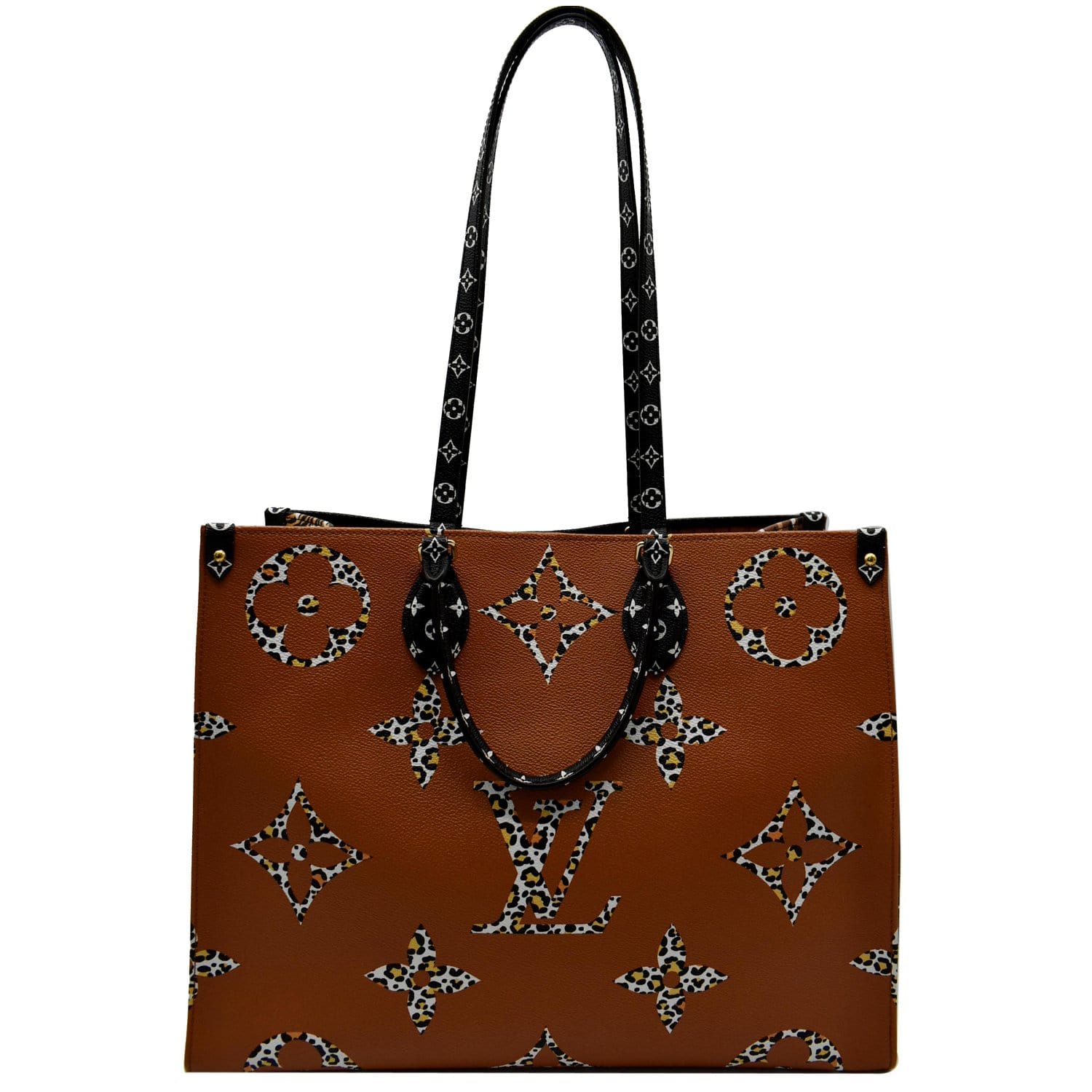 Louis Onthego Jungle Gm Giant Tote Shoulder Canvas Monogram Shoulder Bag