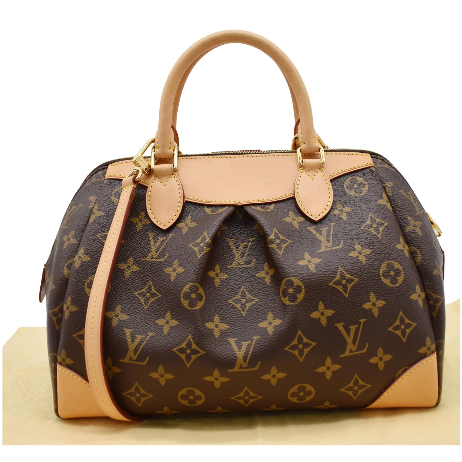 Louis Segur Shoulder Crossbody Bag Canvas Monogram