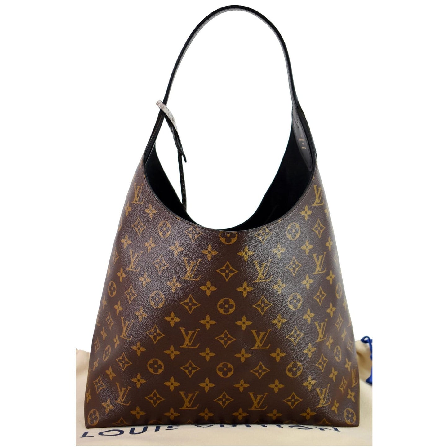 Louis Flower Shoulder Hobo Bag Canvas Monogram Shoulder Bag