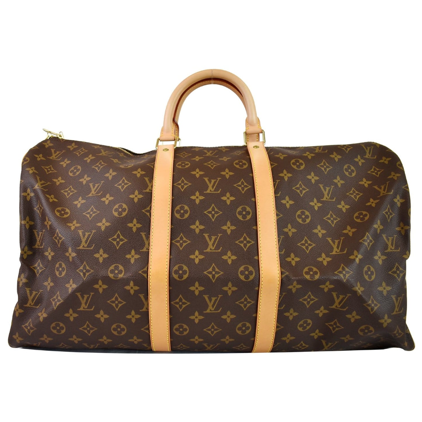 Louis Keepall Travel Bag Canvas Monogram Brown 3