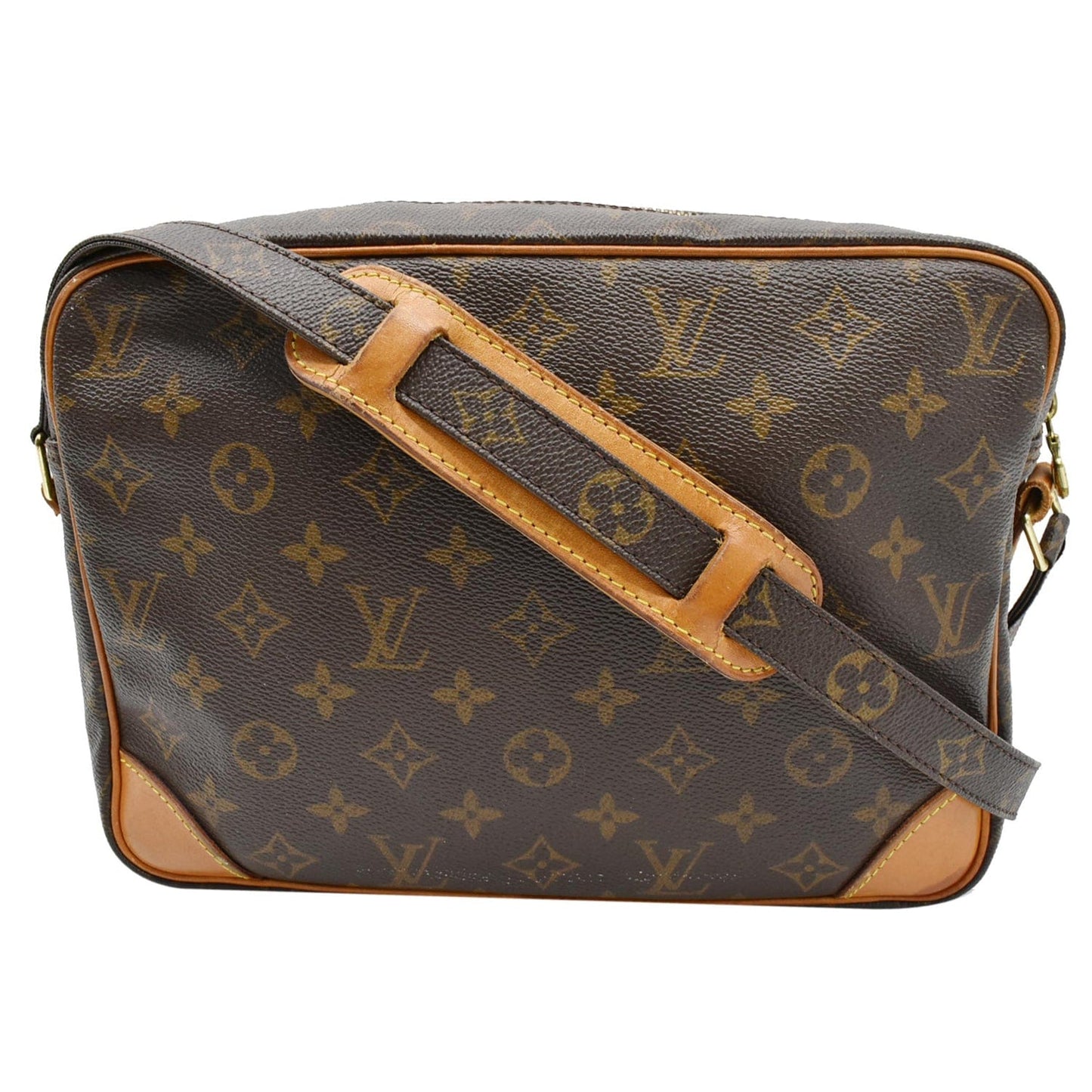 Louis Nile Crossbody Shoulder Bag Canvas Monogram Crossbody Bag