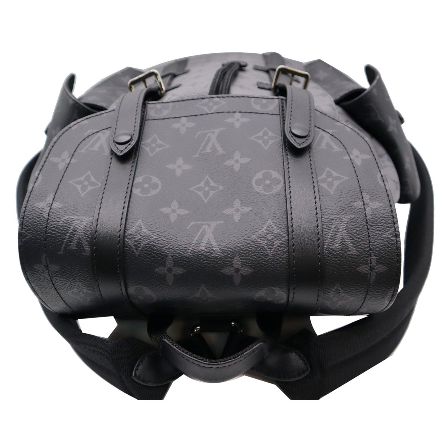 Louis Christopher Pm Reverse Eclipse Backpack Bag Monogram Black