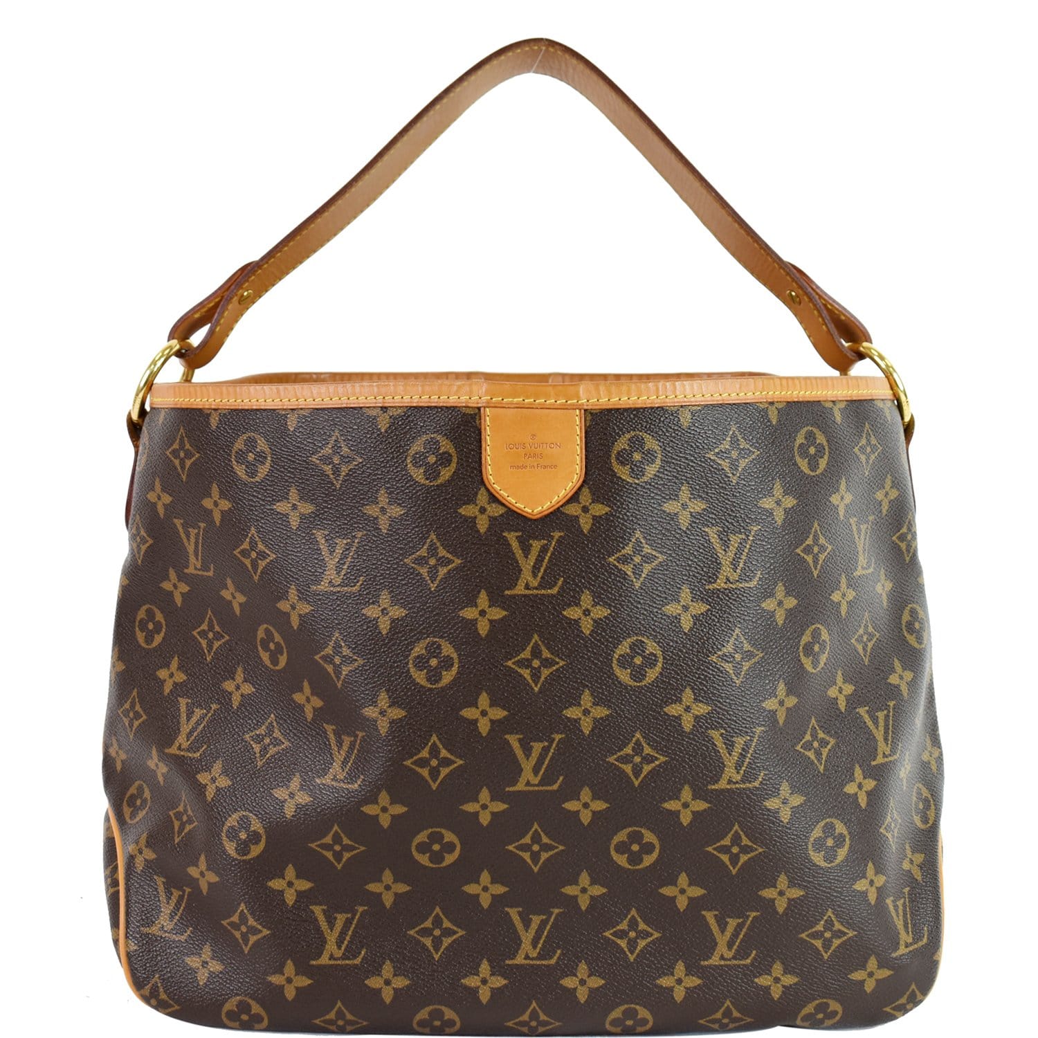 Louis Delightful Pm Shoulder Bag Canvas Monogram Bag Brown