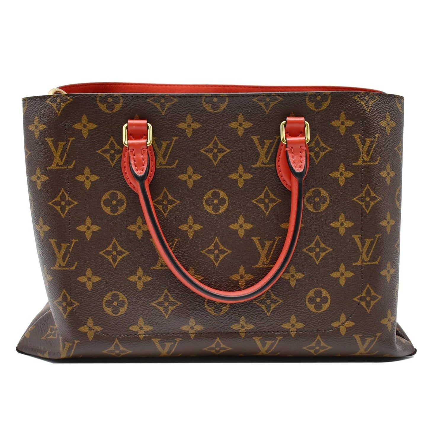 Louis Flower Tote Bag Canvas Monogram