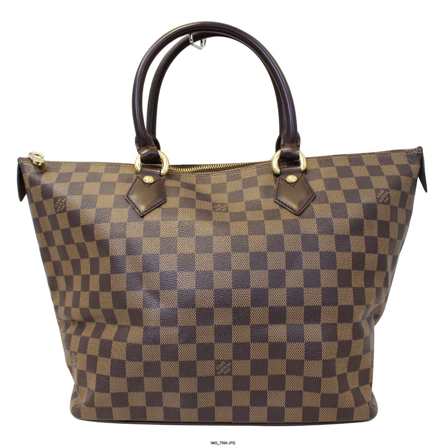 Louis Saleya Mm Damier Ebene Shoulder Bag
