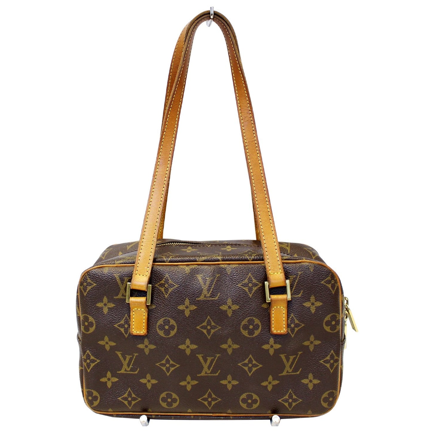 Louis Cite Mm Shoulder Bag Canvas Monogram