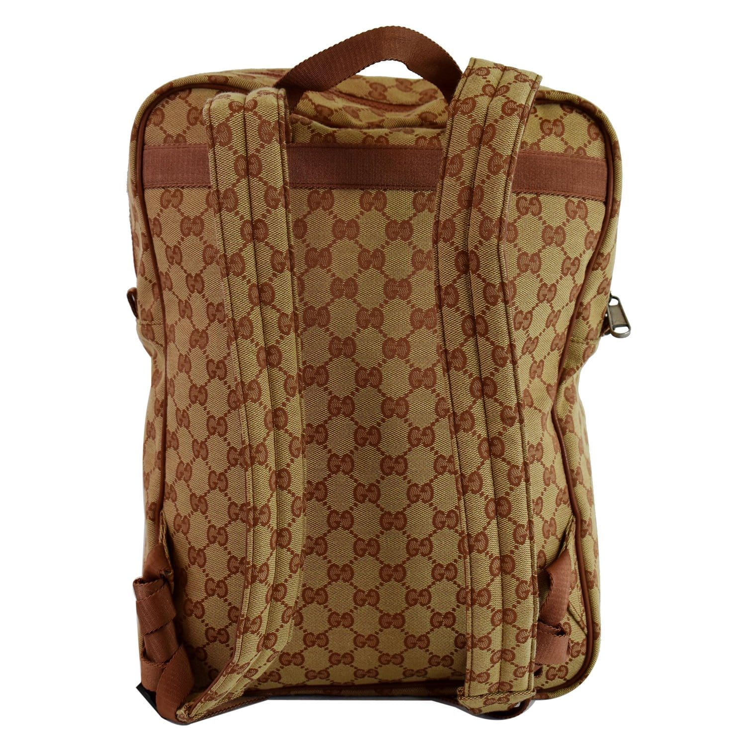 Gucci Ny Yankees Backpack Bag Canvas Beige