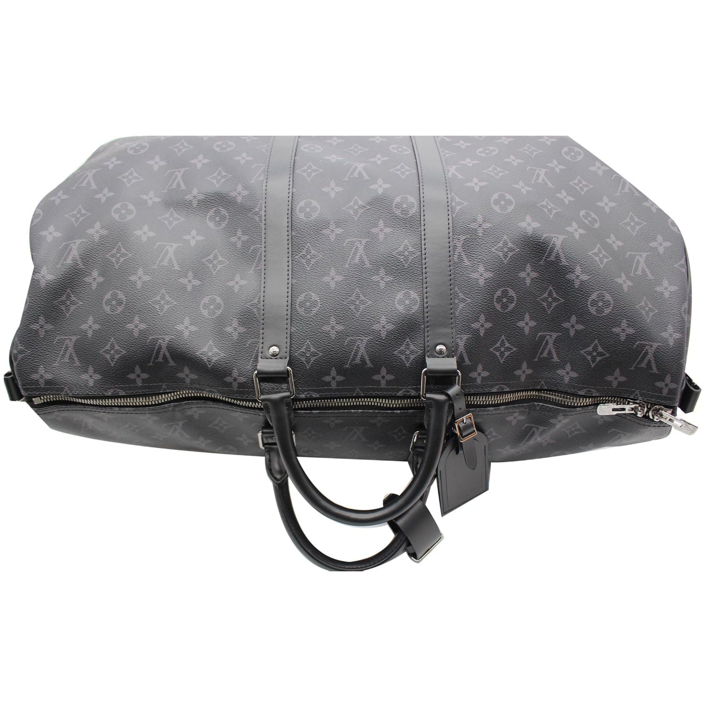 Louis Keepall Bandouliere Eclipse Travel Bag Monogram Black