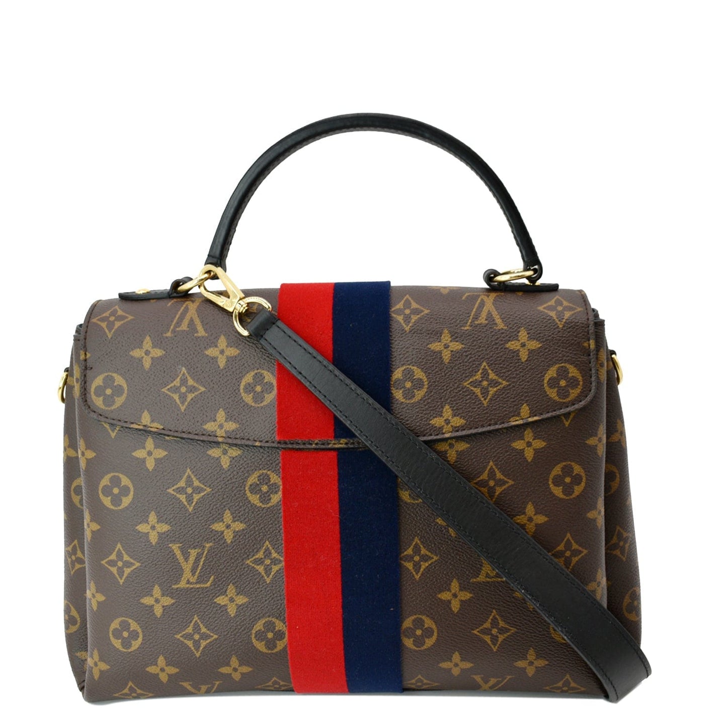 Louis Georges Mm Shoulder Bag Canvas Monogram