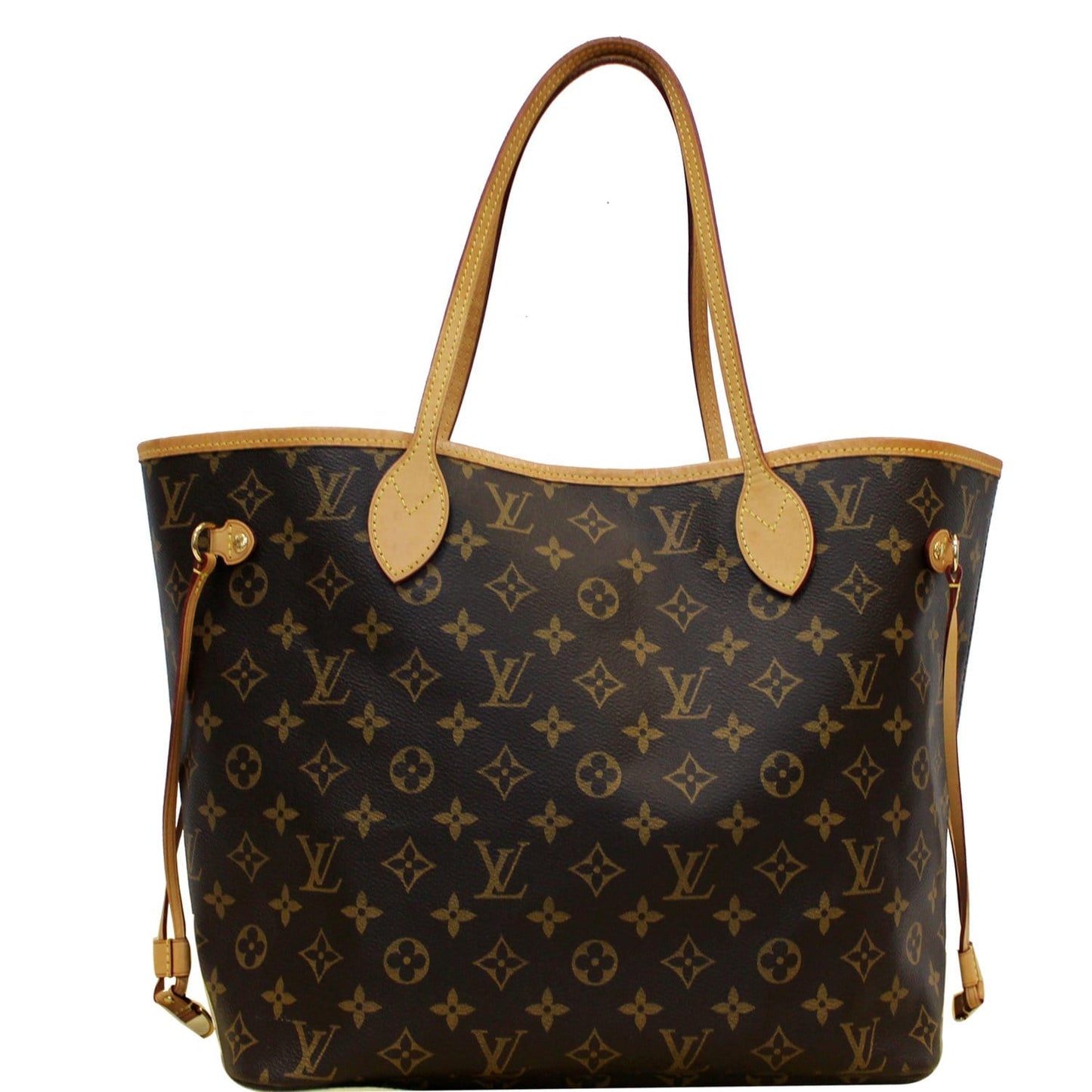 Louis Neverfull Mm Tote Bag Canvas Monogram