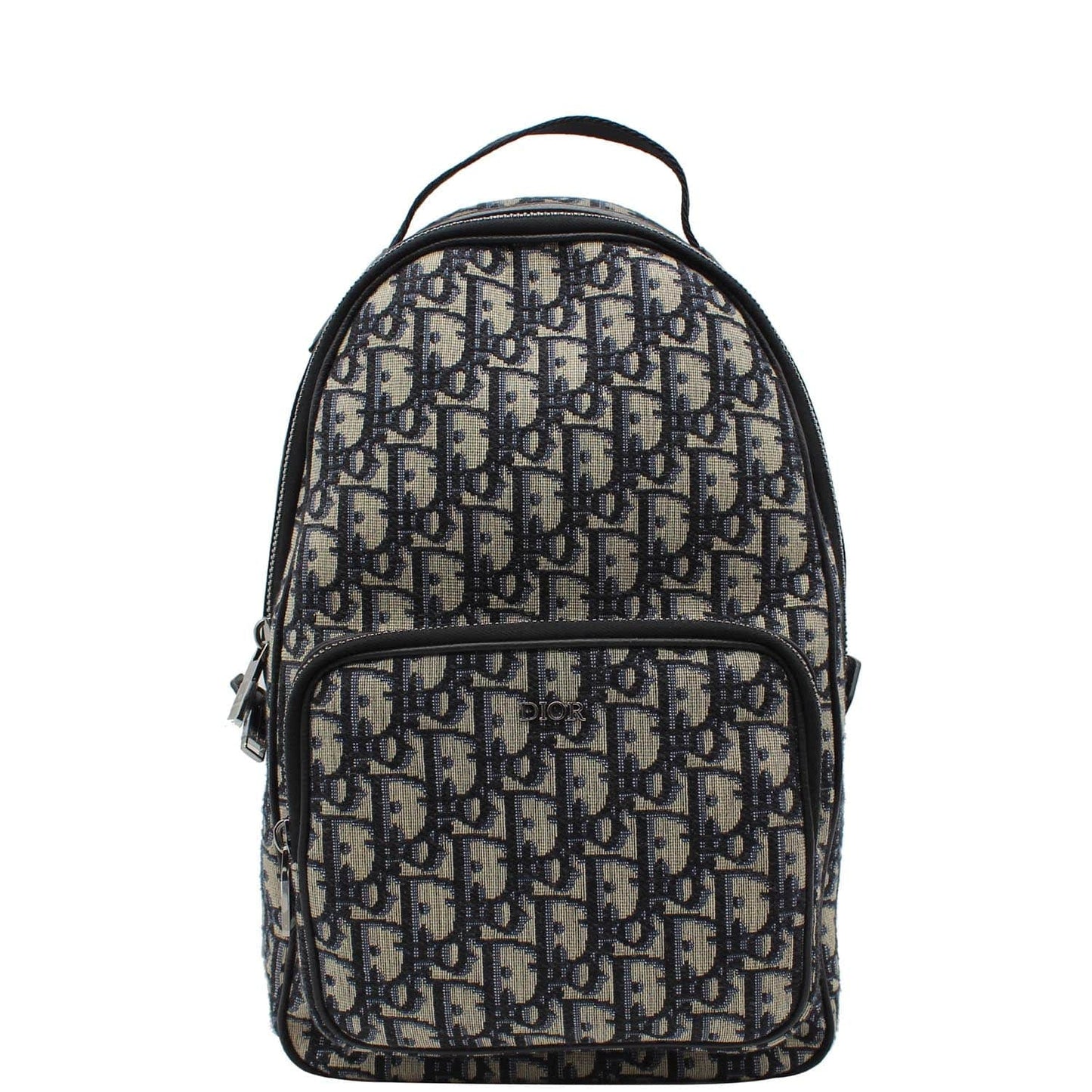 Dior Minin Rider Oblique Jacquard Backpack Beige