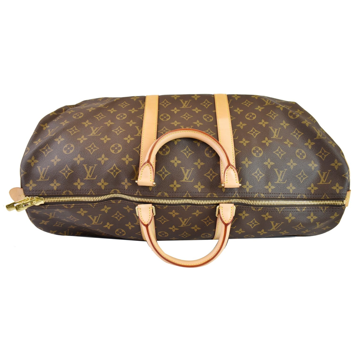 Louis Keepall Travel Bag Canvas Monogram Brown 3