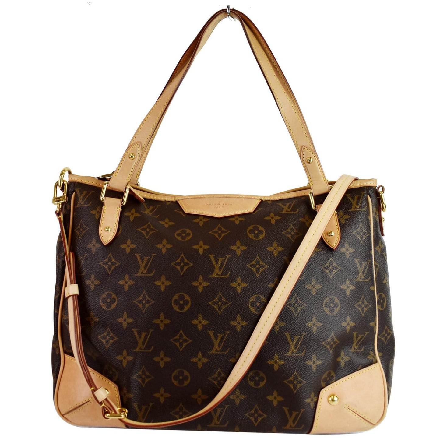 Louis Estrela Mm Shoulder Bag Canvas Monogram Brown 4