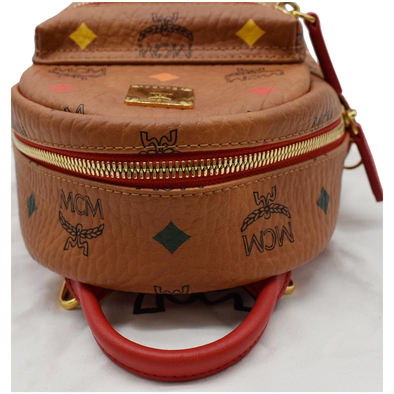 MCM Skyoptic Stark Bebe Boo Visetos Backpack Mini