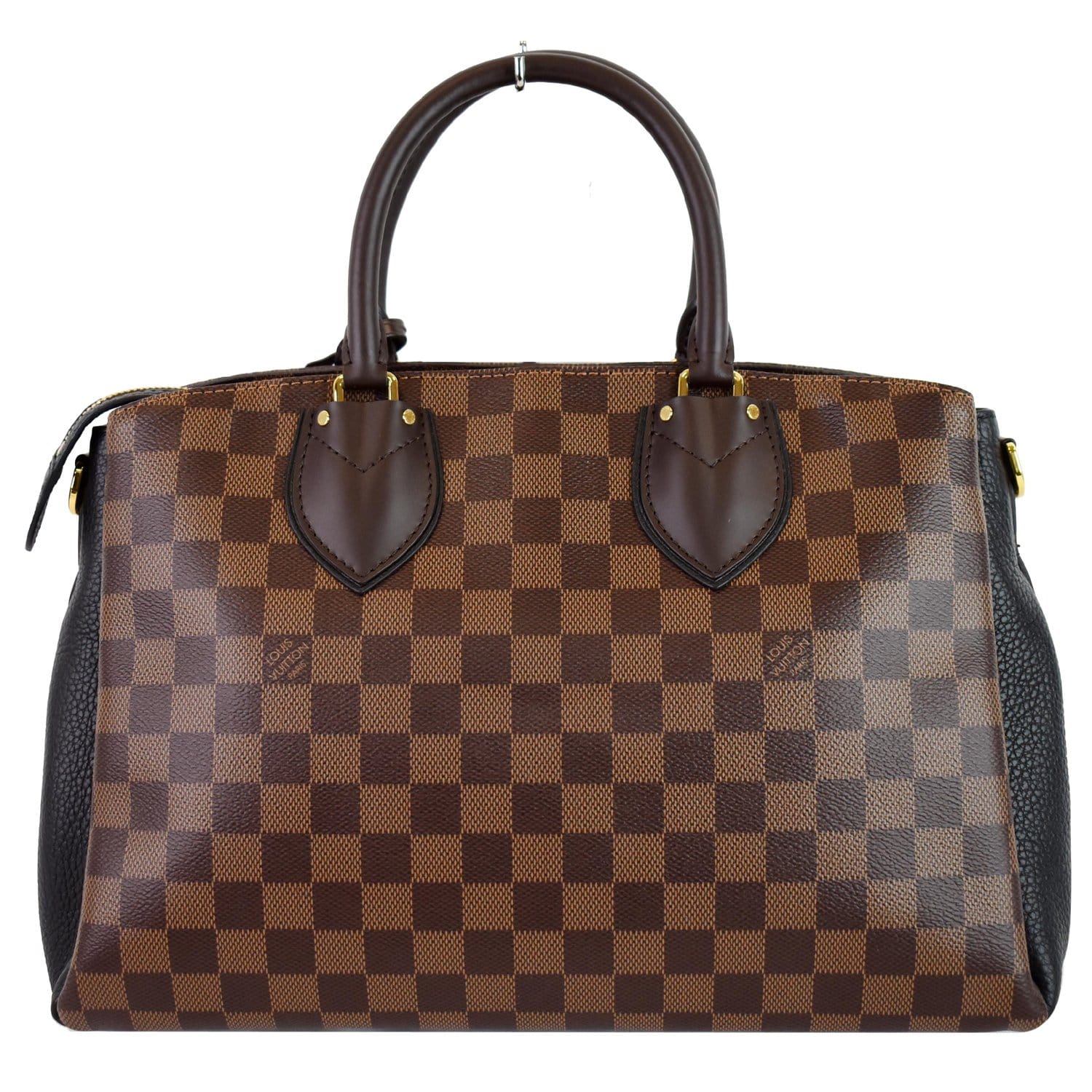 Louis Normandy Damier Ebene Satchel Bag Brown Shoulder Bag