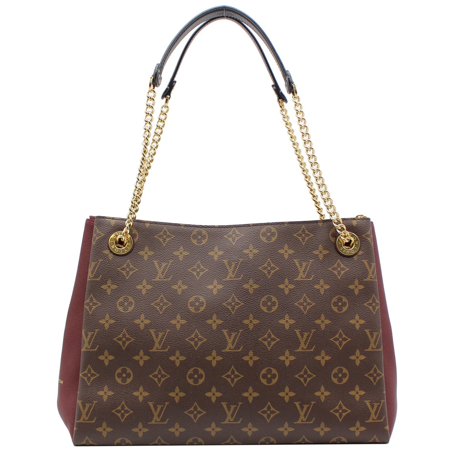 Louis Surene Mm Shoulder Bag Bordeaux Canvas Monogram